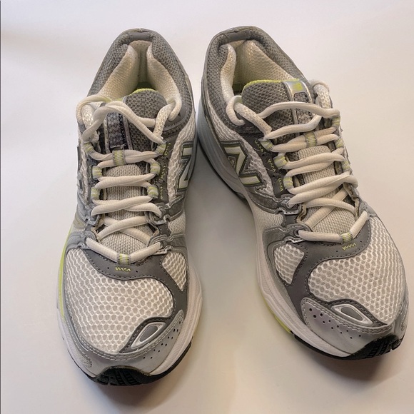 New Balance Shoes - New Balance 730 Women’s Running Shoes Gray Neon Green Mesh Sz 7.5